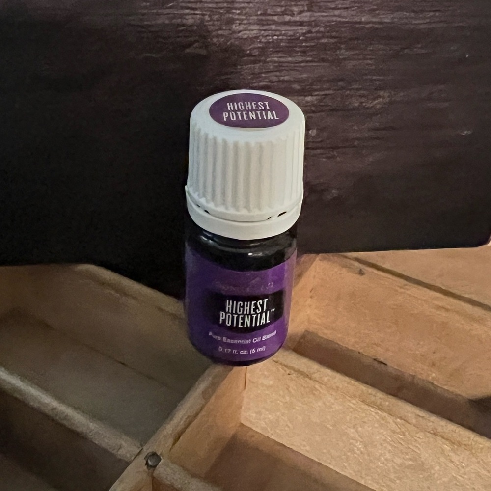 Purple Essential Oil Bottle